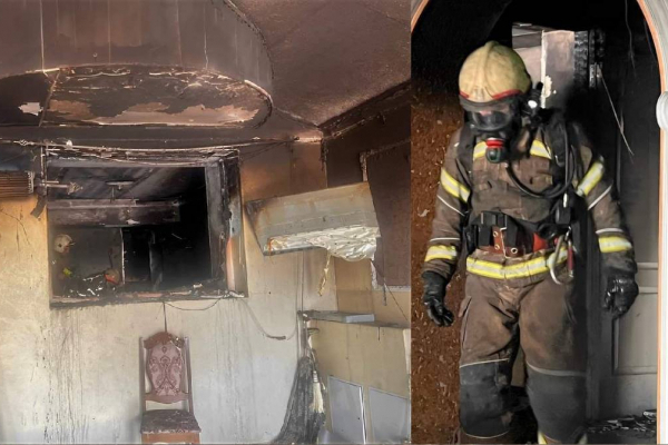 В результаті пожежі у туристичному комплексі в Косові рятвальники евакуювали 30 людей