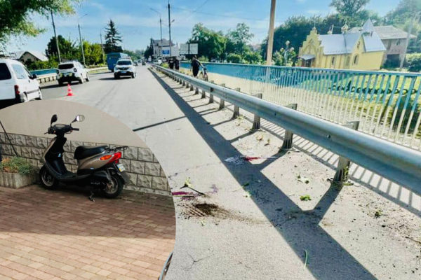Мотоциклістка збила бабусю на Франківщині – обоє отримали травми