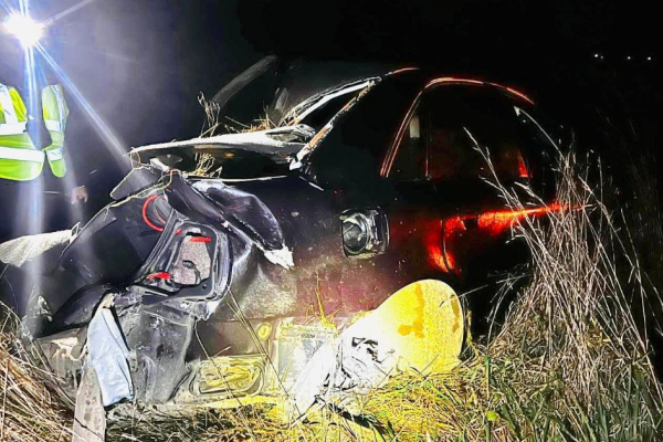 На Надвірнянщині внаслідок ДТП перекинулася автівка – водій загинув на місці