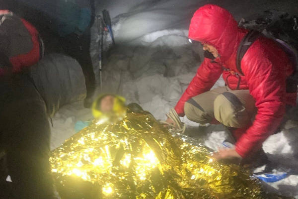 Травмованому туристу на Говерлі надавали допомогу Прикарпатські рятувальники 